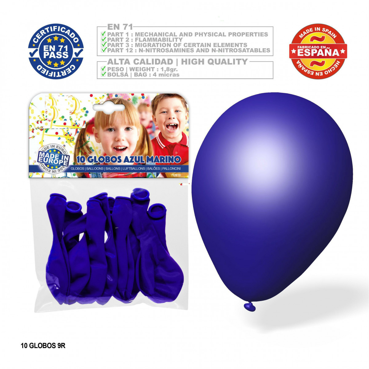 Pack palloncino blu marino