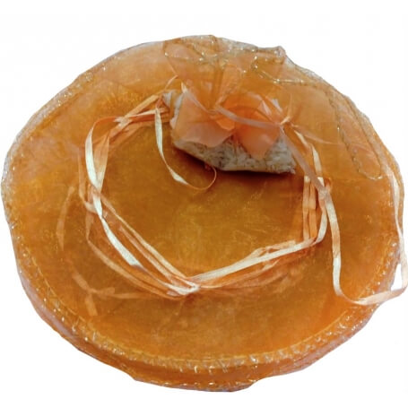 Sacchetto Di Organza Per Riso Arancione Chiaro