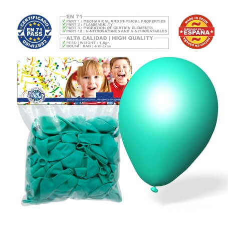Pacco di palloncini turchesi