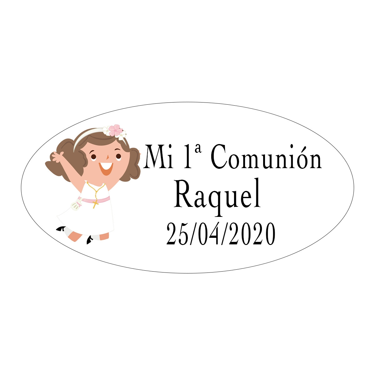 Adesivi comunione personalizzati
