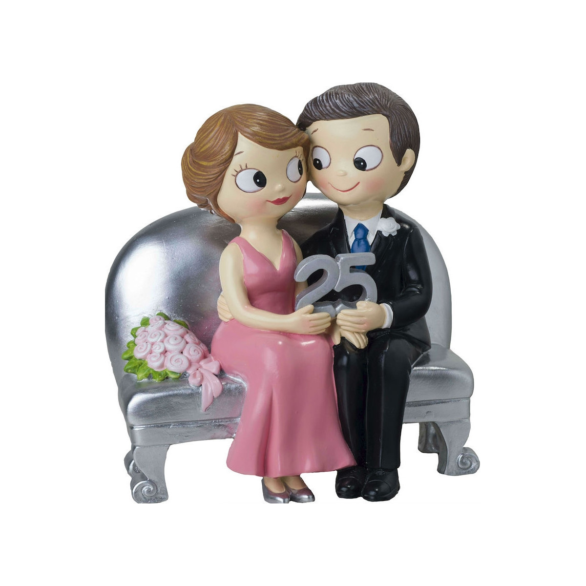Figura matrimonio d'argento originali