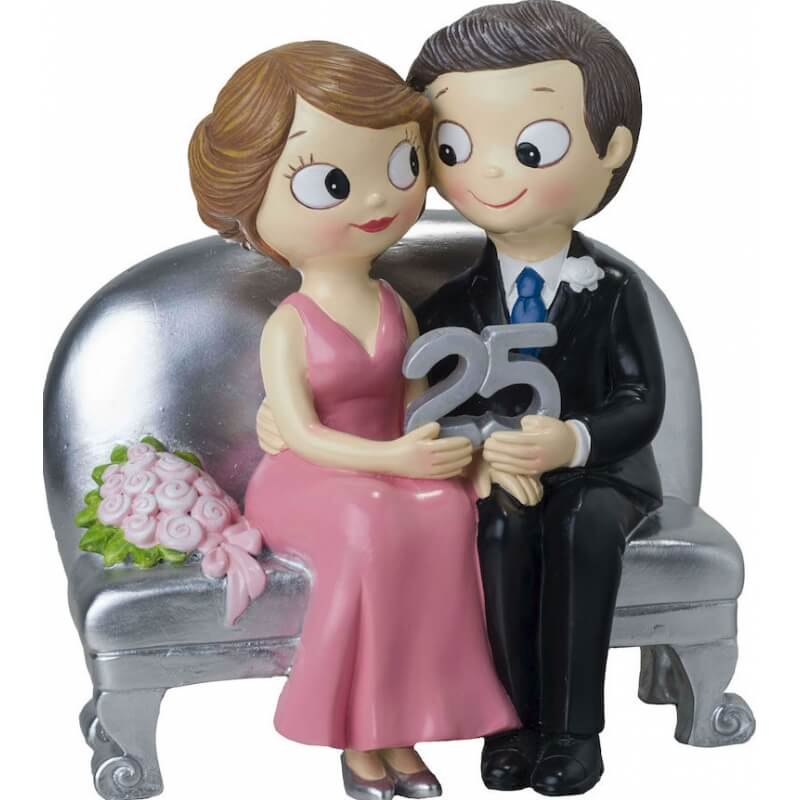 Figura matrimonio d'argento originali