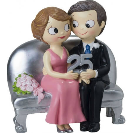 Figura matrimonio d'argento originali