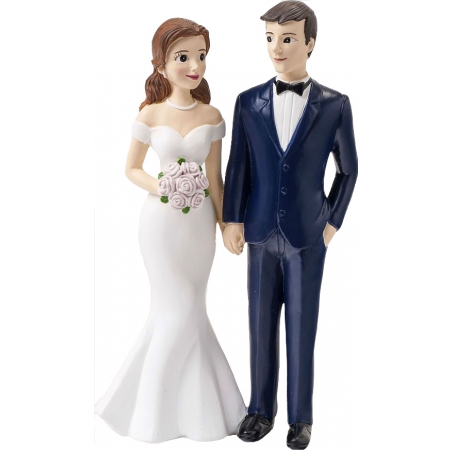 Figura pastello di sposi originali per matrimonio