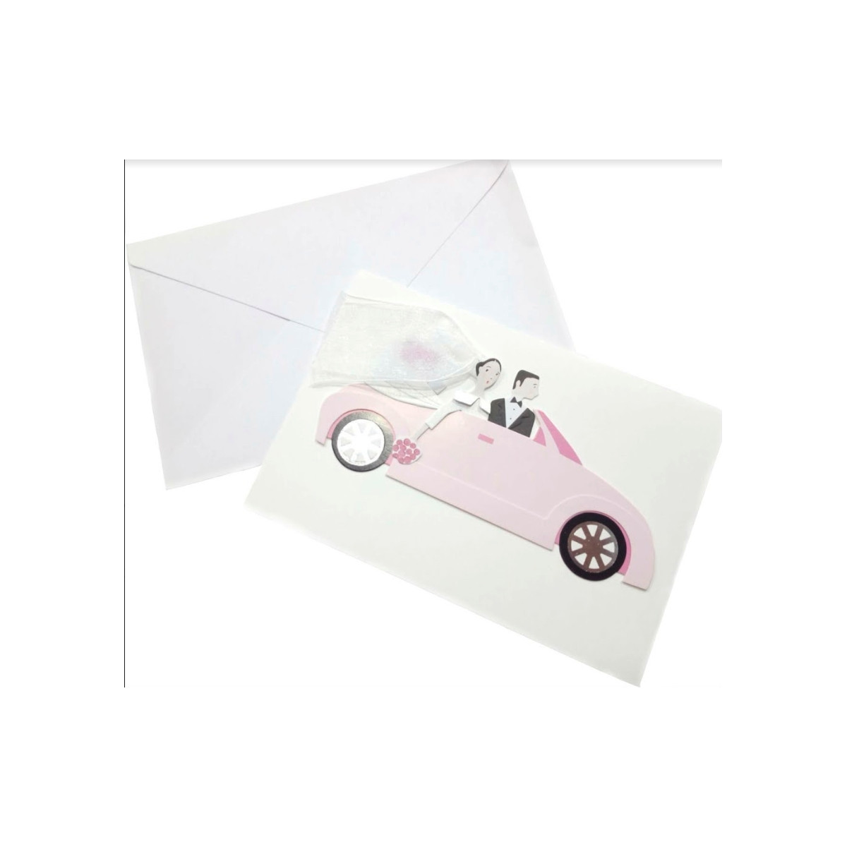 Inviti di matrimonio in auto