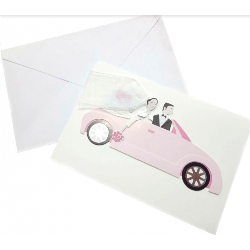 Inviti di matrimonio in auto