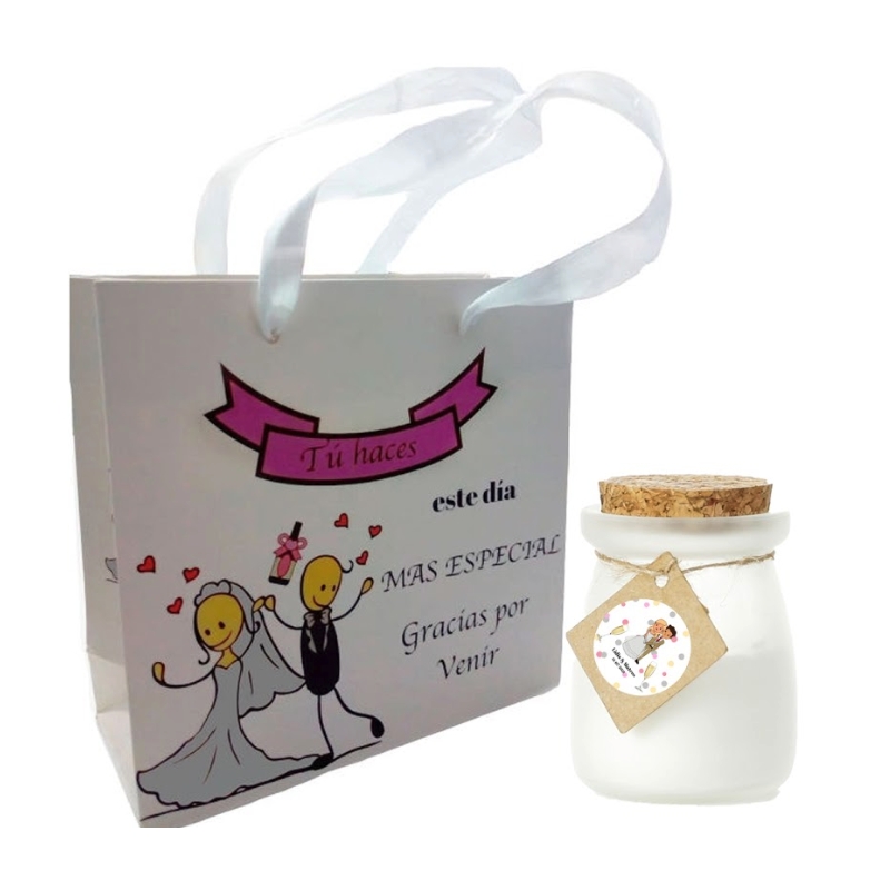 Candela matrimonio personalizzata