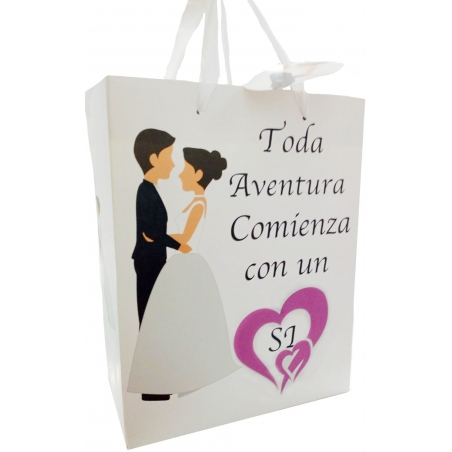 Borsa per matrimonio 23 x 18 x 10 cm.