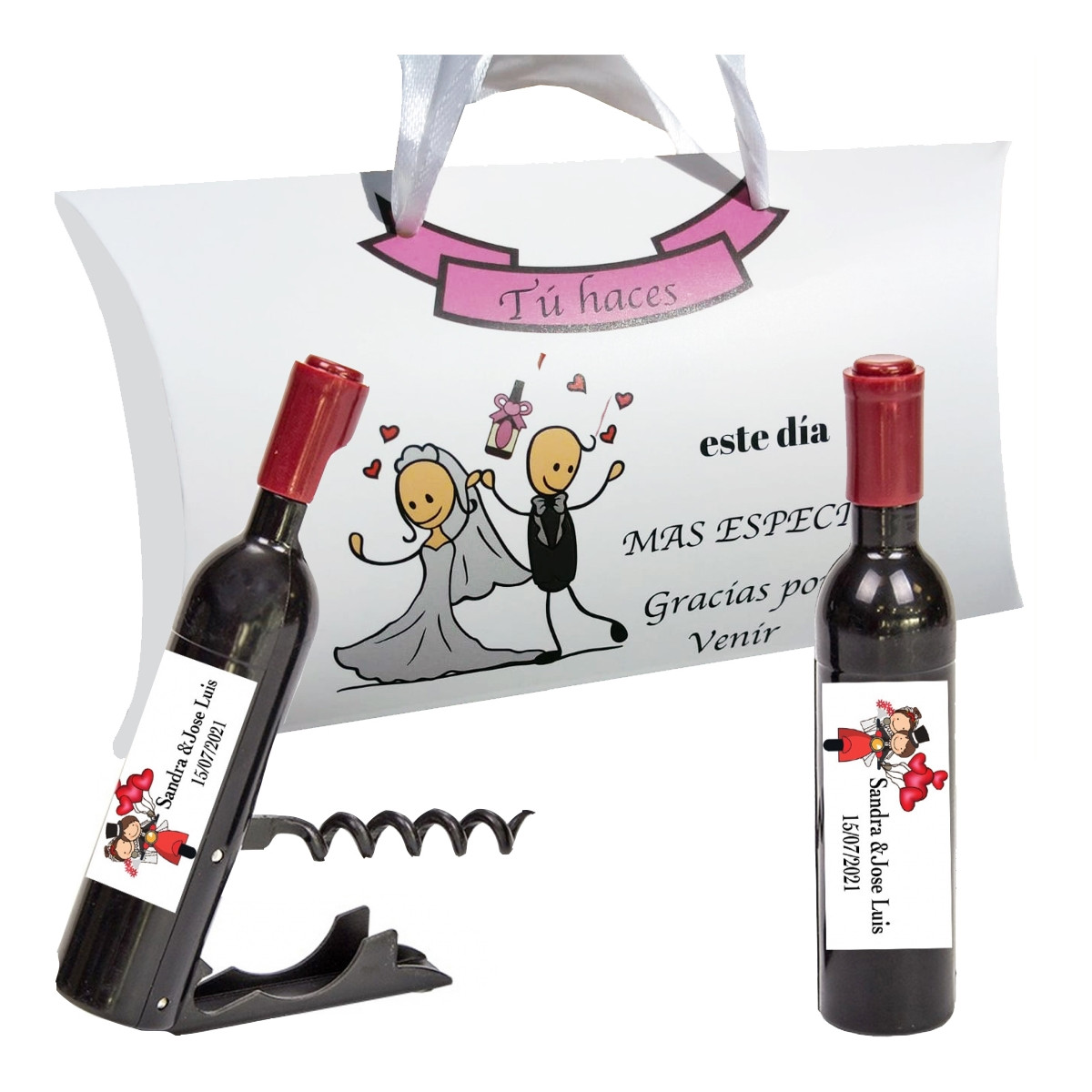 Cavatappi matrimonio personalizzato