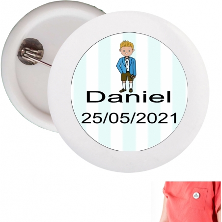 Ragazzo Personalizzato Per La Comunione Dei Piatti