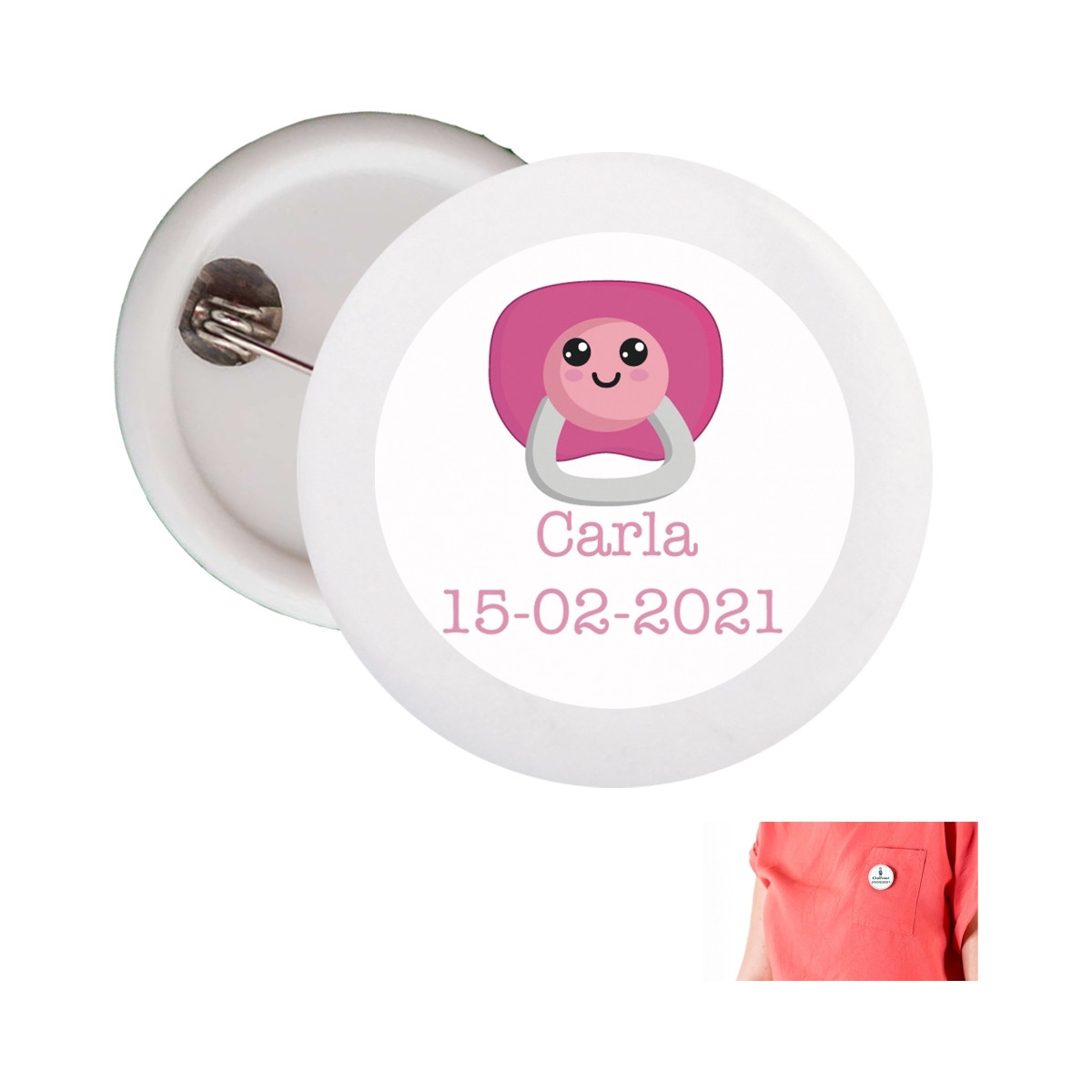 Chapas personalizzate battesimi