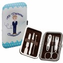 Set di manicure comunione in sacchetto di organza personalizzato