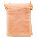 Borsa in organza salmone