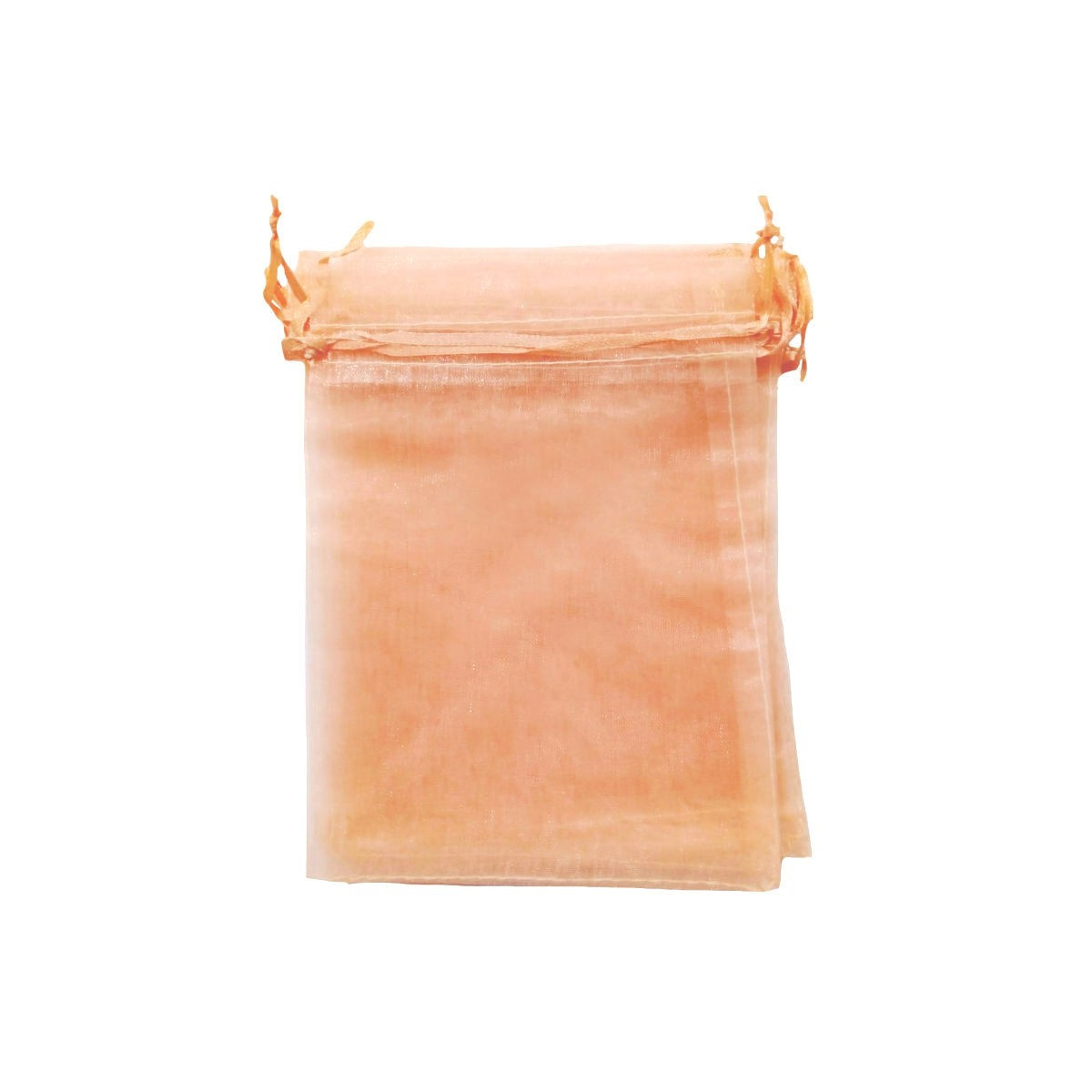 Borsa in organza salmone
