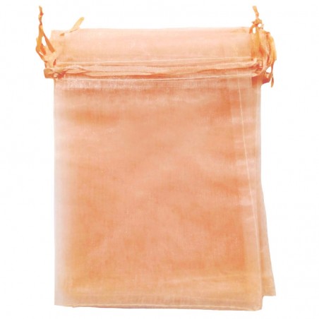Borsa in organza salmone