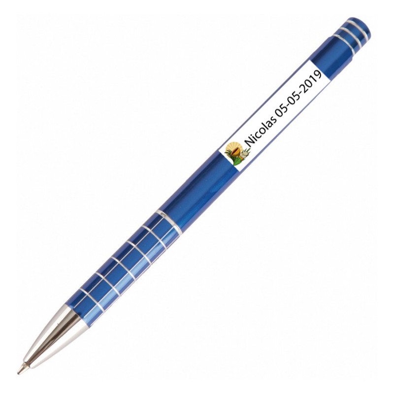 Penna blu personalizzata per comunione