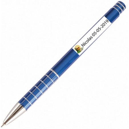 Penna blu personalizzata per comunione
