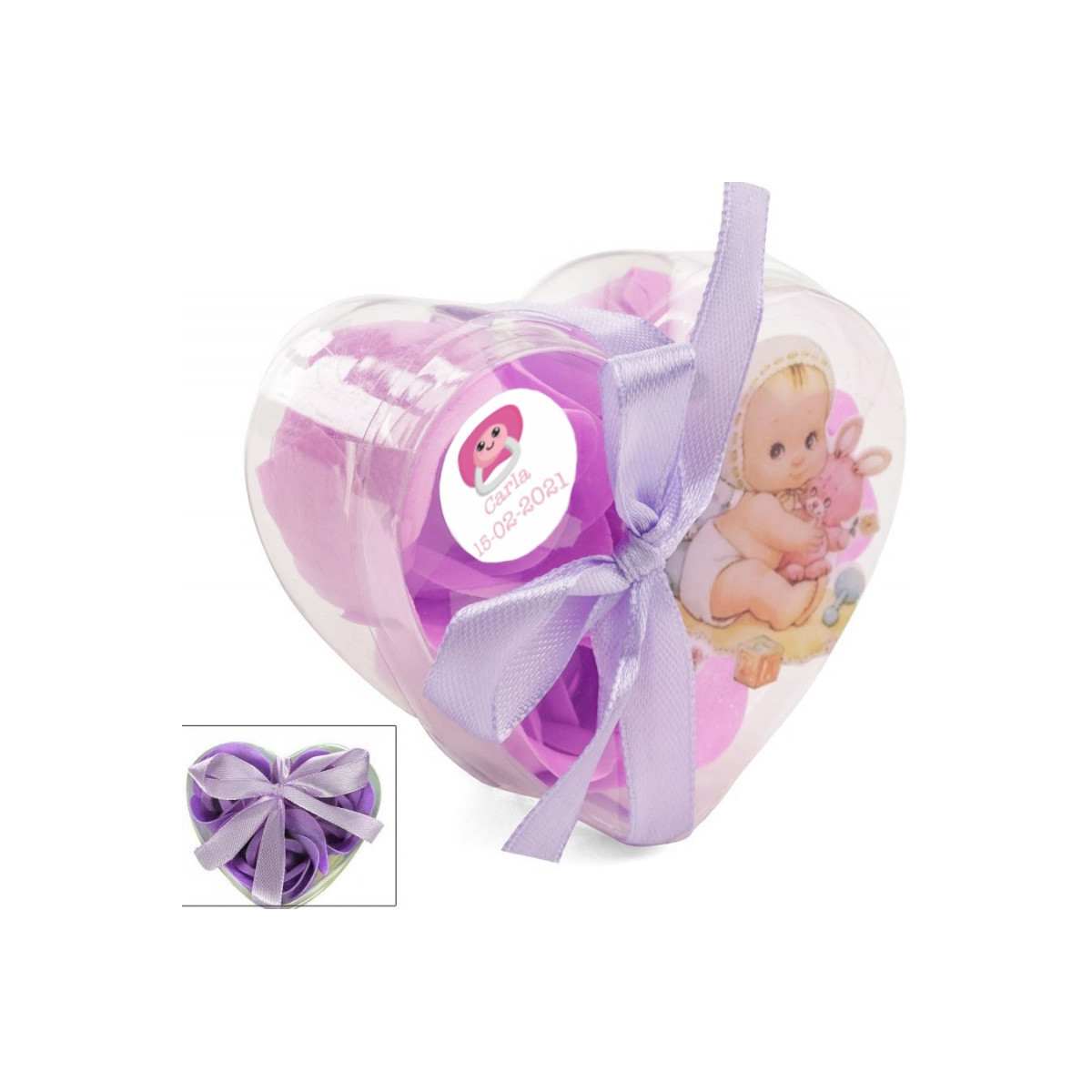 Saponi decorativi per battesimi personalizzati