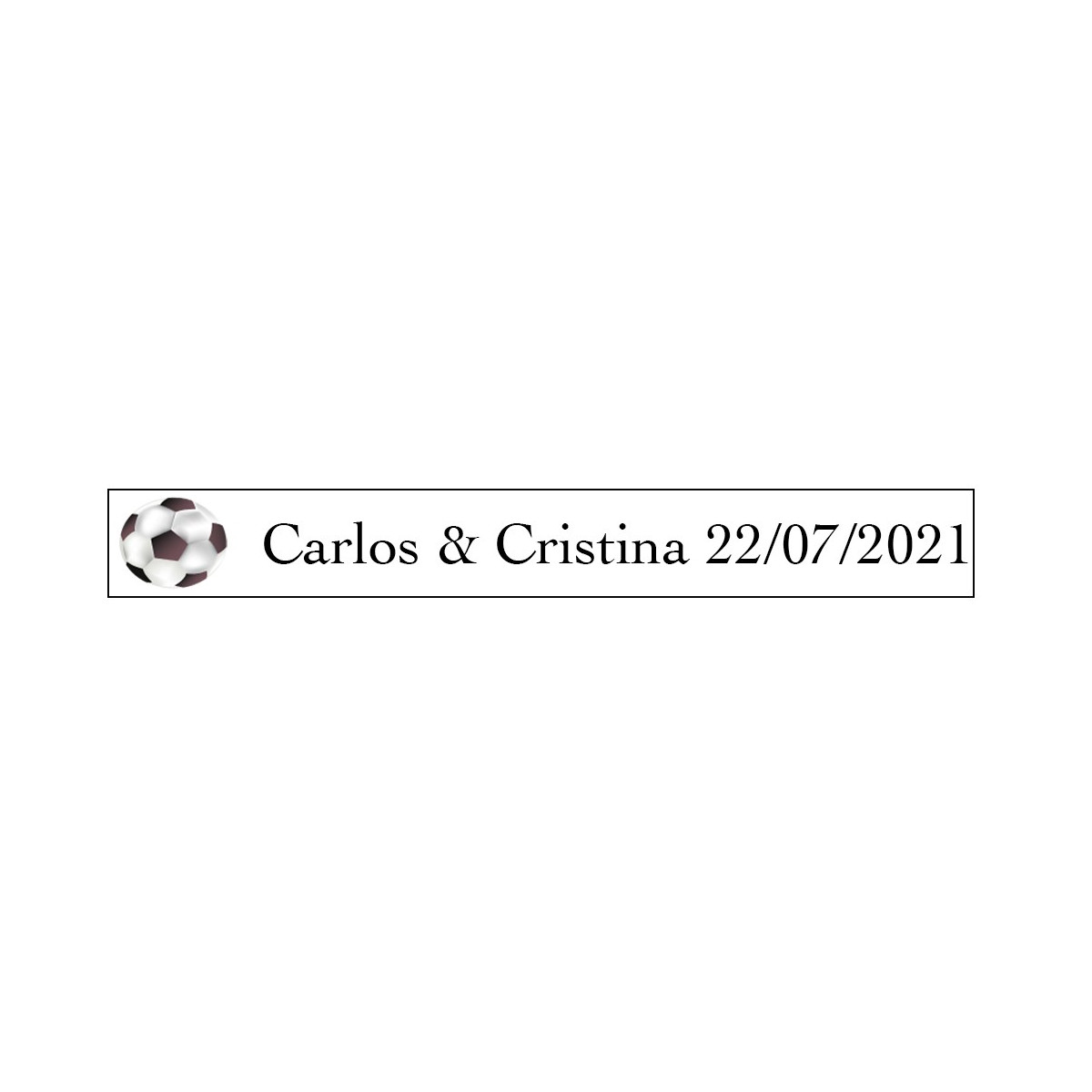 Adesivo motivo calcio