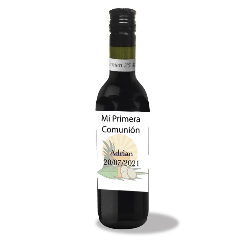 Vini per la comunione personalizzati