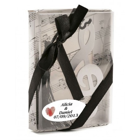Segnalibro regalo per matrimoni personalizzato