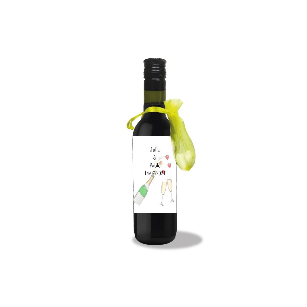 Bottiglia di vino personalizzata matrimonio