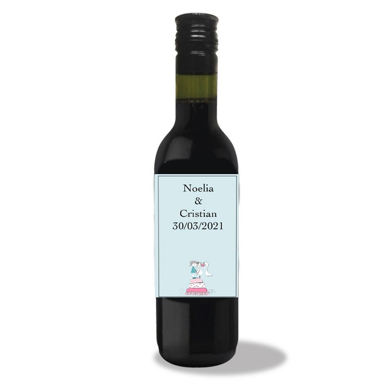 Vino personalizzato come regalo di nozze