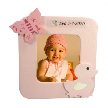 Portafoto dettagli di battesimo personalizzati