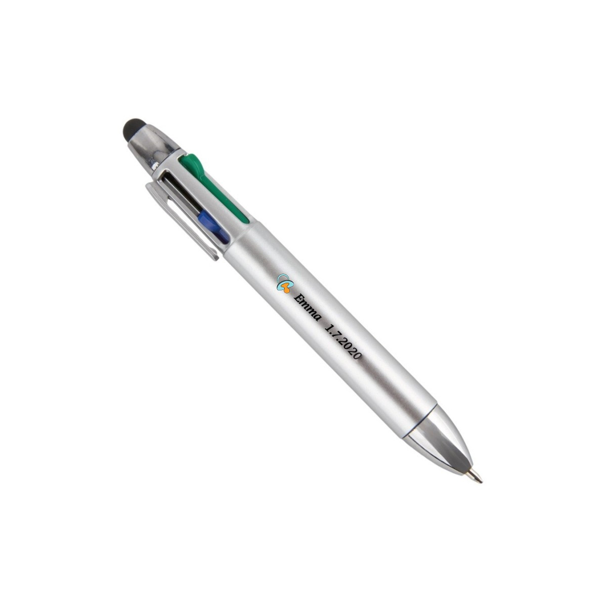 Penna a sfera a quattro colori per battesimo