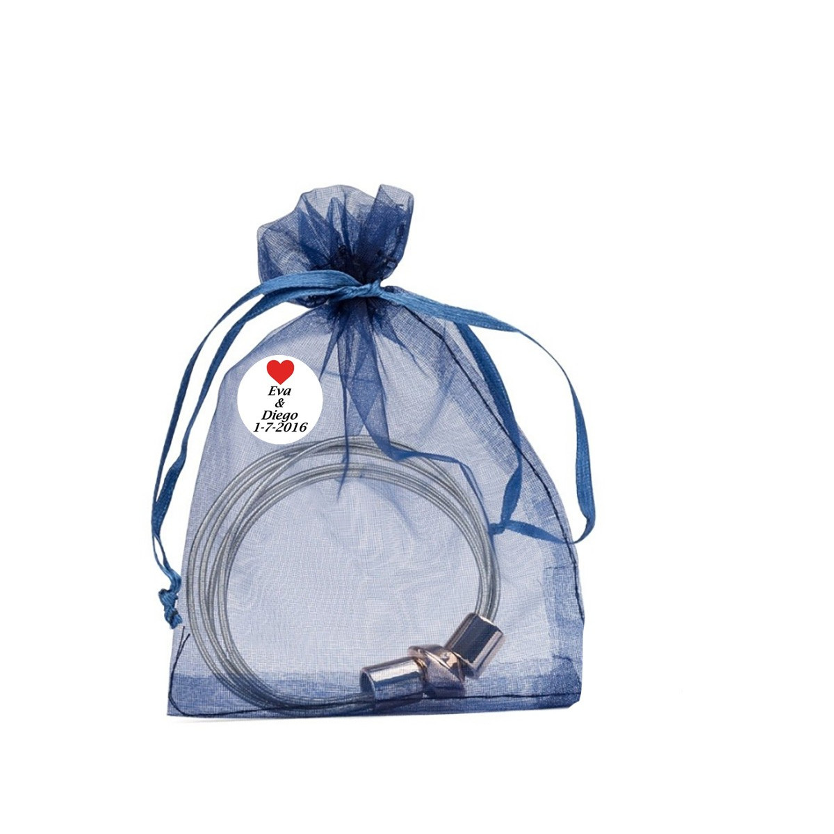 Braccialetti personalizzati per gli invitati al matrimonio