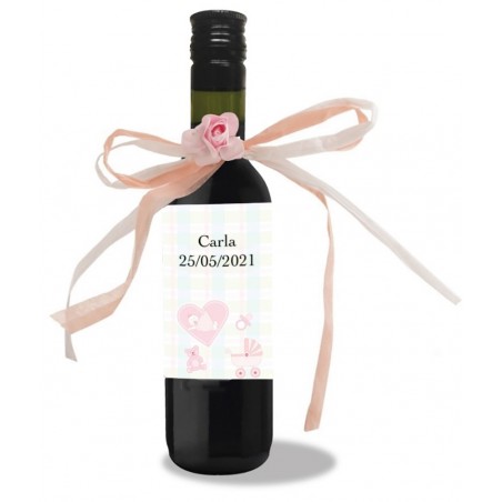Regalo personalizzato per il battesimo vino