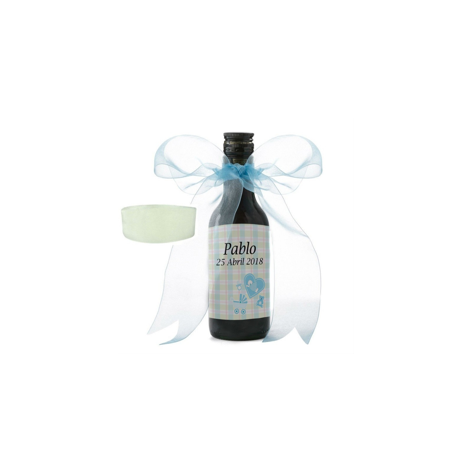 Bottiglie di vino personalizzate per il battesimo