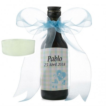 Bottiglie di vino personalizzate per il battesimo