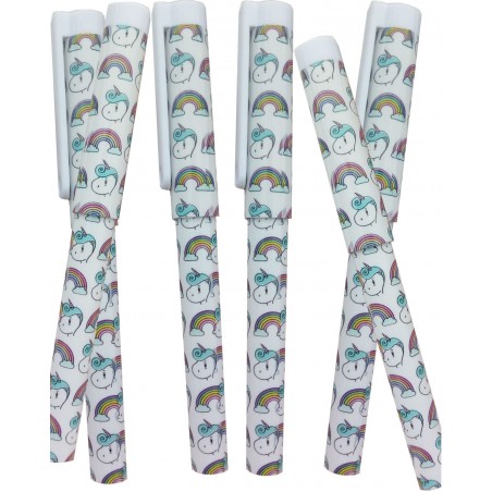 Penna unicorno stampata