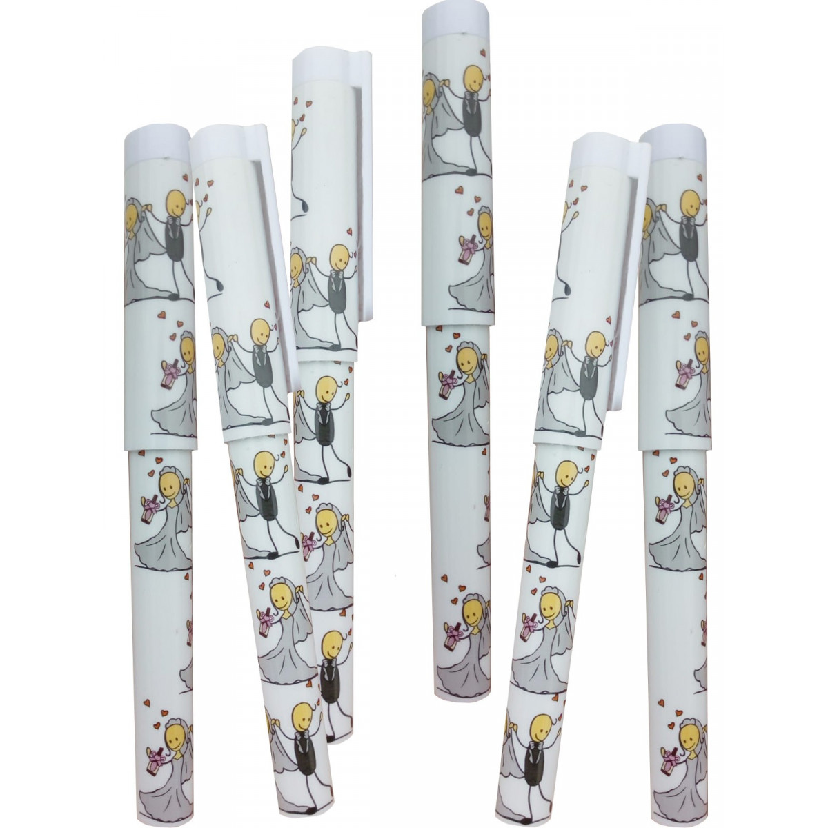 Penna da Sposa con Design di Sposi Un Ricordo Pratico e Divertente