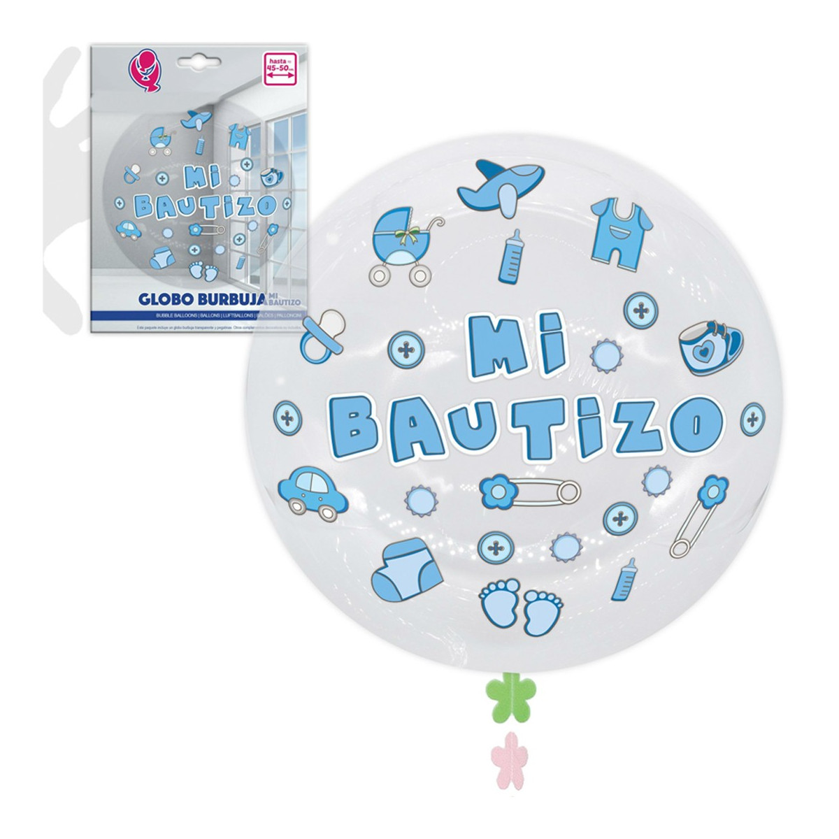 Palloni decorazione battesimo pack