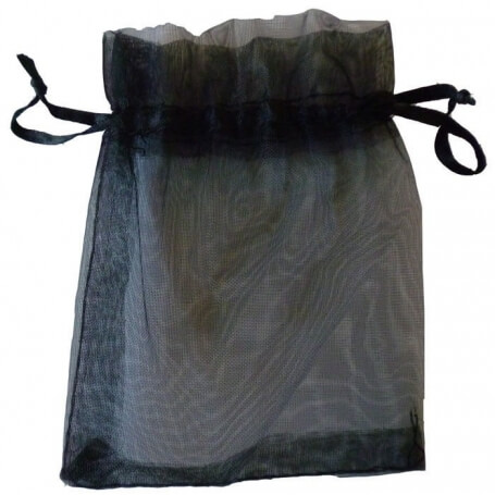 Borse economiche in organza nera
