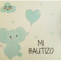 Adesivo decorativo battesimo