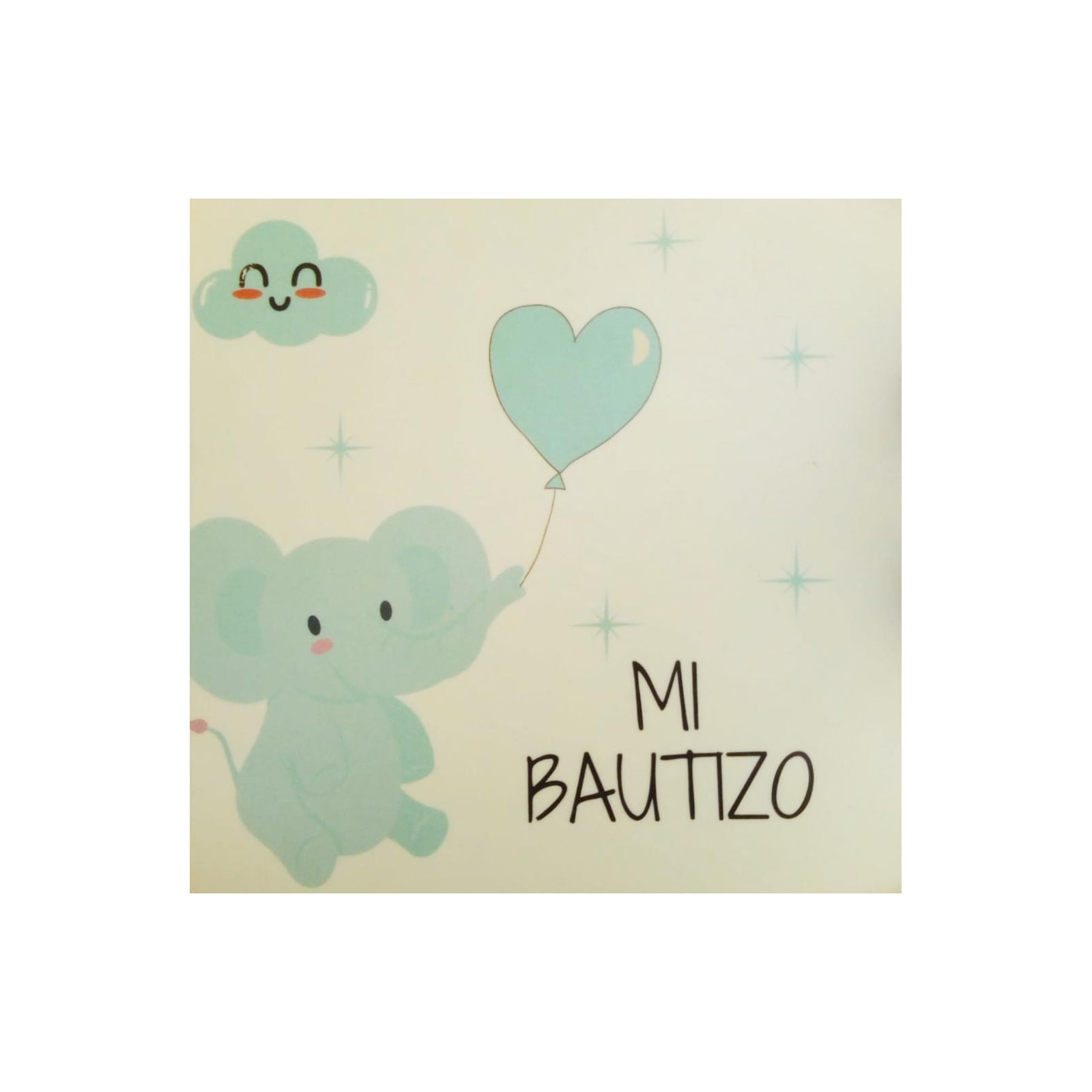 Adesivo decorativo battesimo