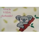 Adesivo koala 7 5 x 5 cm