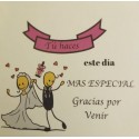 Adesivo dettagli matrimonio