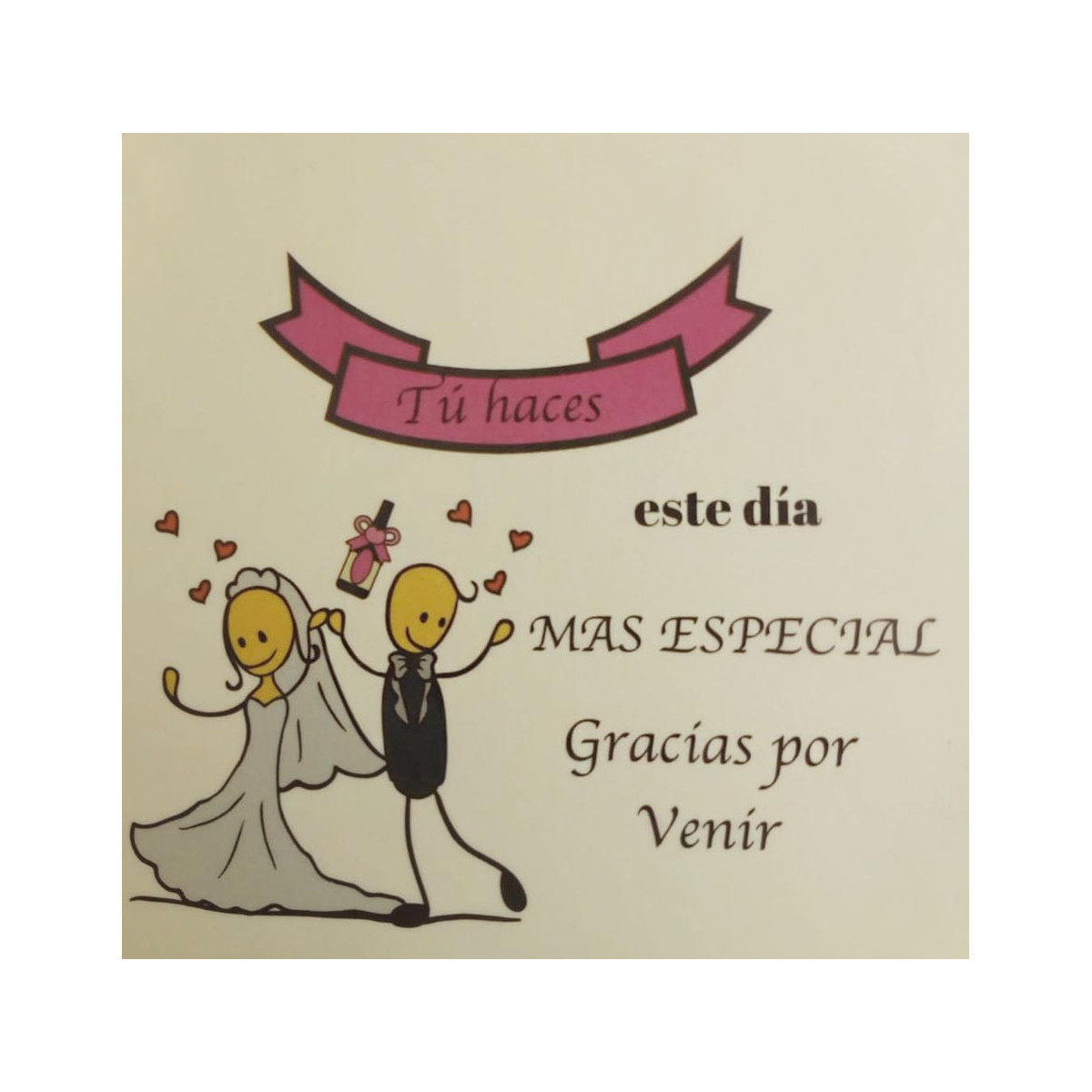 Adesivo dettagli matrimonio