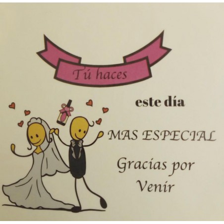 Adesivo dettagli matrimonio