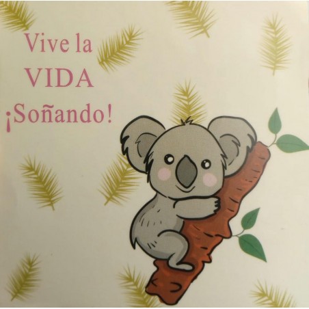 Adesivo per animali koala 5 x 5 cm