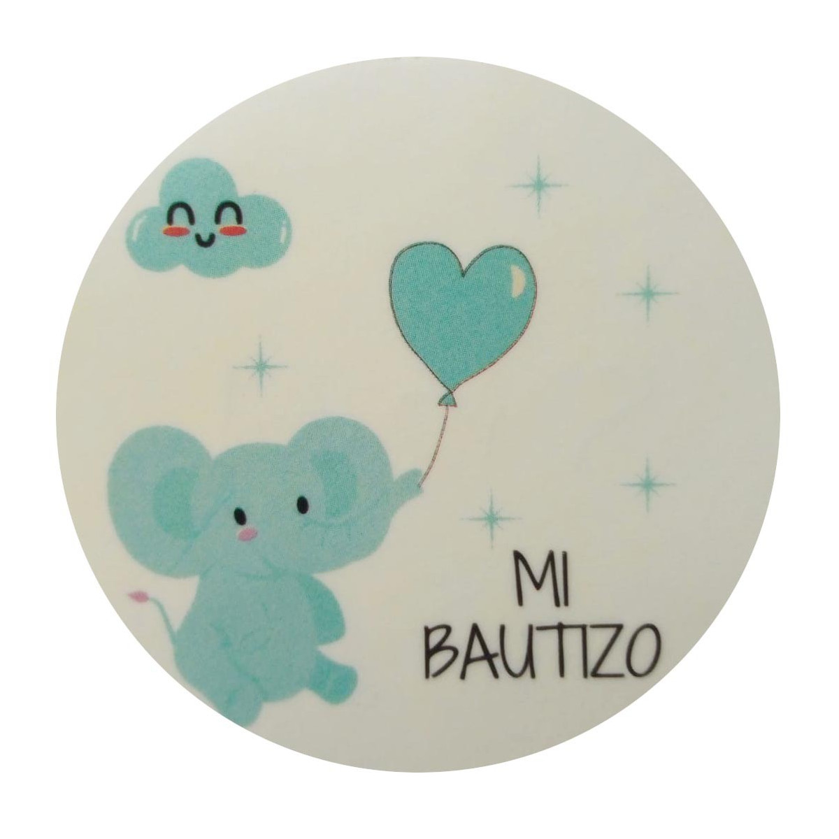 Ragazzo adesivo rotondo