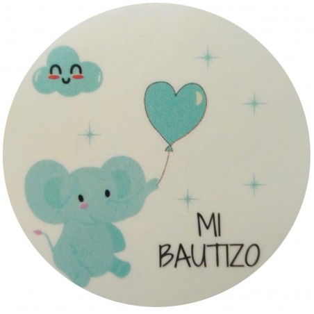 Ragazzo Adesivo Rotondo