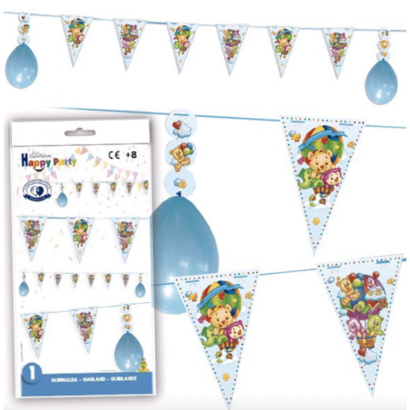 Ghirlanda di orso con palloncini