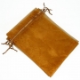 Sacchetto organza marrone 15 x 20