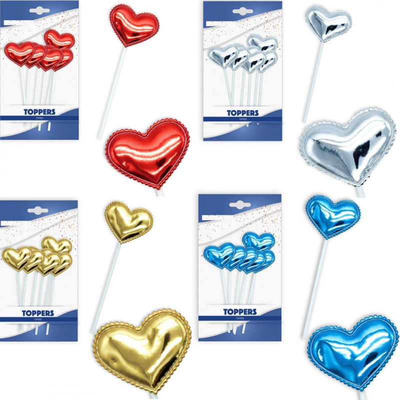 Pack toppers cuore