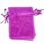 Bustine di organza viola 10 x 13